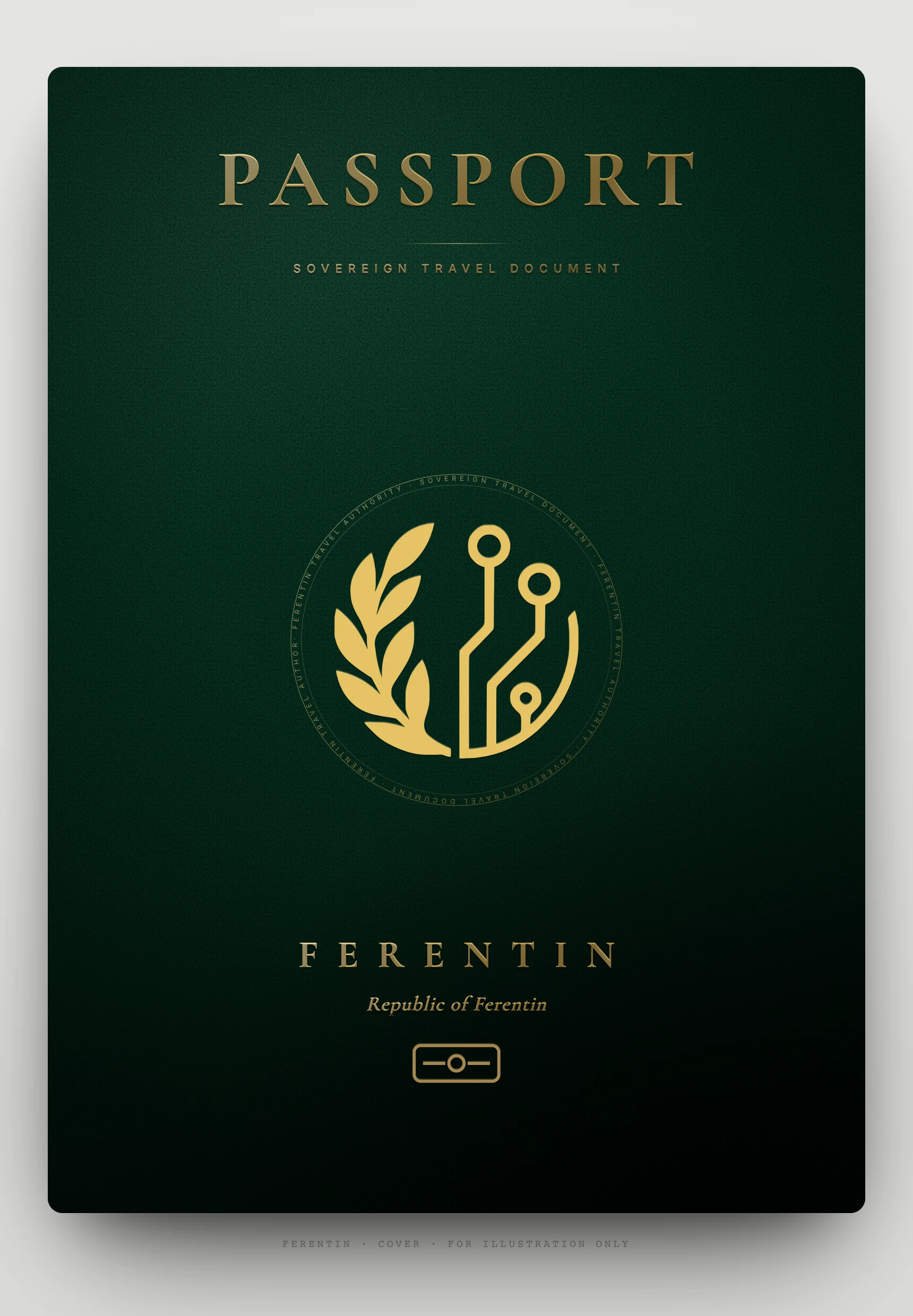 Republic of Ferentin passport cover