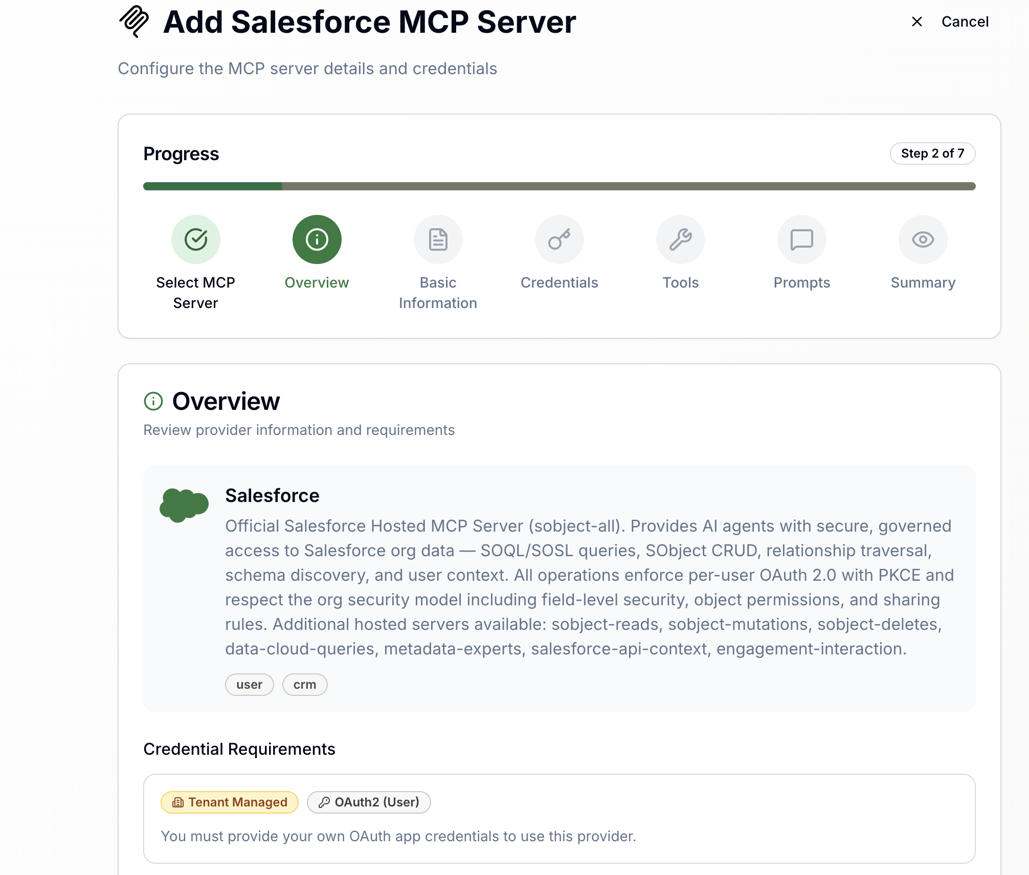 Salesforce MCP Server overview